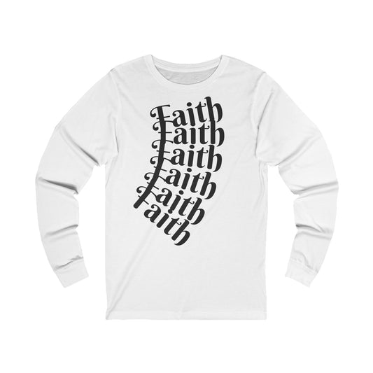 Faith Unisex Jersey Long Sleeve Tee