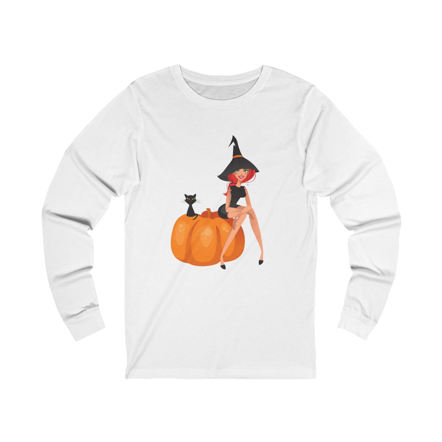 Halloween witch Unisex Jersey Long Sleeve Tee